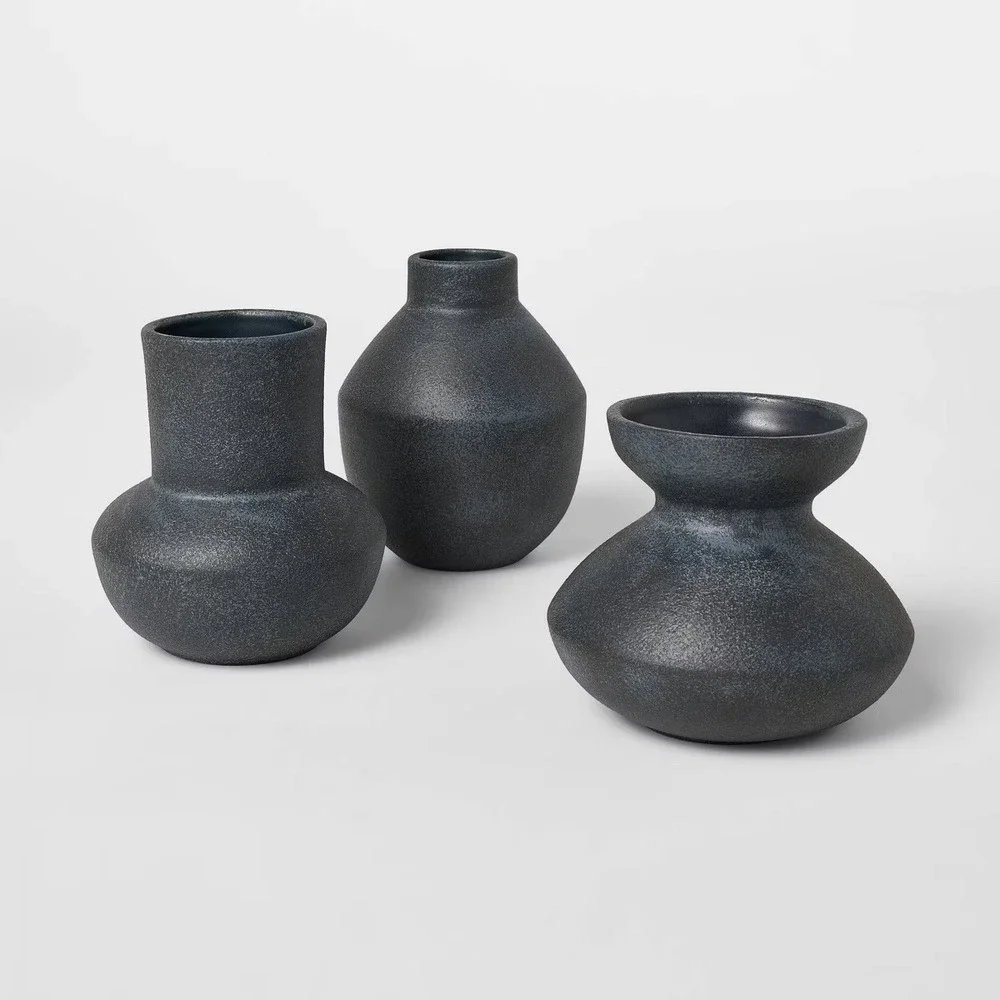 Set of 3 Bud Vases Indigo‎ - Threshold Studio McGee, Target